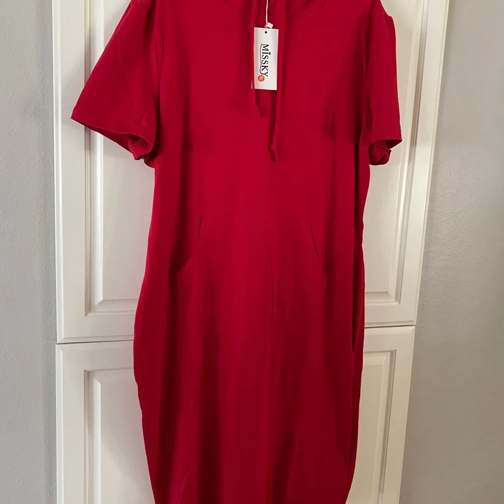 MISSKY woman’s hoodie dress - Picture 4 of 8